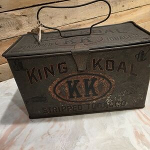 Vintage King Koal Metal Tobacco Tin